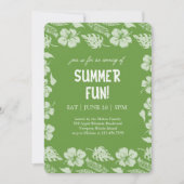 Invitation Fête d'été Good Vibes & Sunshine (Devant)