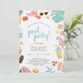 Invitation Fête d'été : Organiser avec amusement et saveurs (Debout devant)