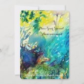 Invitation Fête d'été PAN AND DEER (Dos)