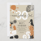 Invitation Fête d'été pour 30 ans (Devant)