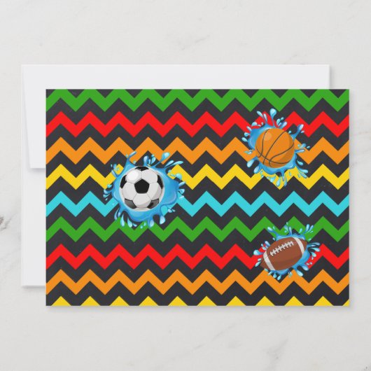 Invitation Fête d'été pour les enfants (Dos)