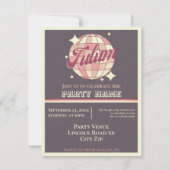 Invitation Fête d'été sur le thème du Tulum Mexique (Devant)