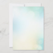 Invitation Fête D'Été Tropicale Vert Et Jaune (Dos)