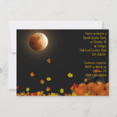 Invitation Fête d'Halloween (Dos)