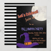 Invitation Fête d'Halloween (Devant / Derrière)