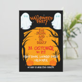 Invitation Fête d'Halloween (Debout devant)