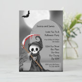 Invitation Fête d'Halloween (Debout devant)