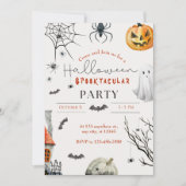 Invitation Fête d'Halloween (Devant)