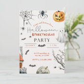 Invitation Fête d'Halloween (Debout devant)