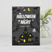 Invitation Fête d'Halloween (Debout devant)