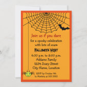 Invitation Fête d'Halloween (Devant)