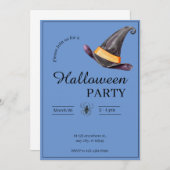 Invitation Fête d'Halloween (Devant / Derrière)
