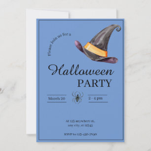 Invitation Fête d'Halloween
