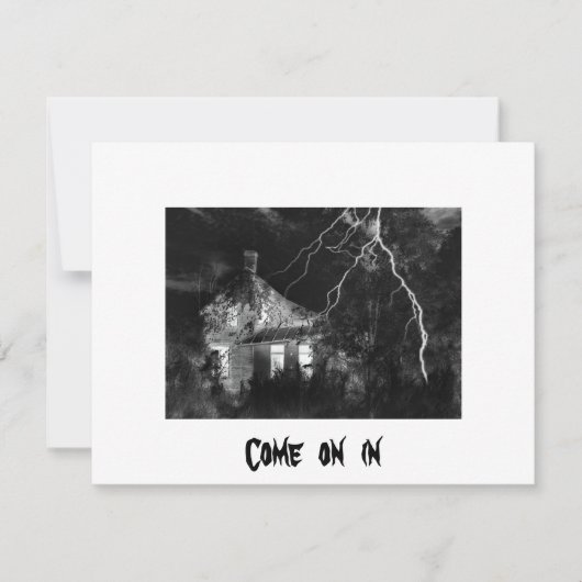 Invitation Fête d'Halloween (Devant)