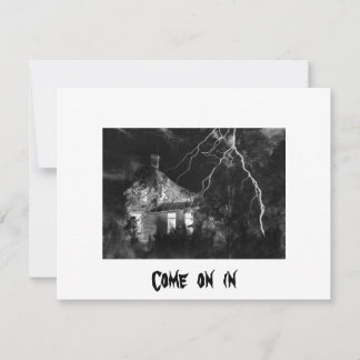Invitation Fête d'Halloween