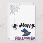 Invitation Fête d'Halloween (Dos)