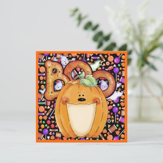 Invitation Fête d'Halloween (Debout devant)