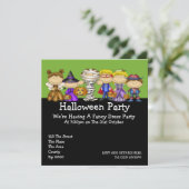 Invitation Fête d'Halloween (Debout devant)