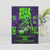 Invitation Fête d'Halloween (Debout devant)