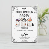 Invitation Fête d'Halloween (Debout devant)