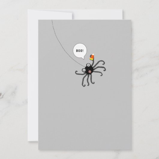 Invitation Fête d'Halloween (Dos)