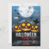 Invitation Fête d'Halloween (Devant)