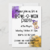 Invitation Fête d'Halloween (Dos)