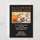 Invitation Fête d'Halloween (Devant)