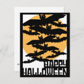 Invitation Fête d'Halloween (Devant / Derrière)