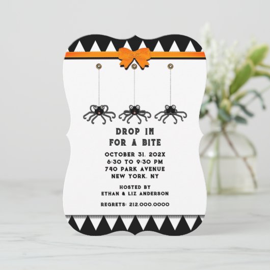 Invitation Fête d'Halloween (Debout devant)