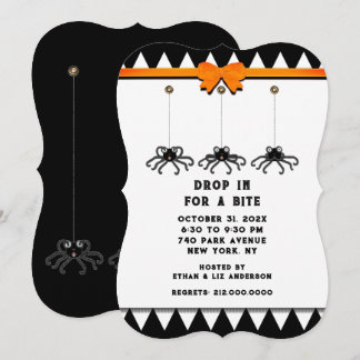 Invitation Fête d'Halloween