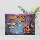 Invitation Fête d'Halloween (Debout devant)