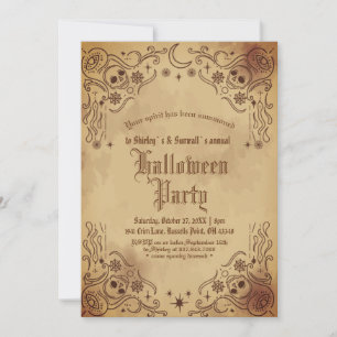 Invitation Fête d'Halloween