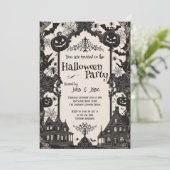 Invitation Fête d'Halloween (Debout devant)