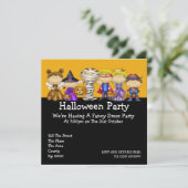 Invitation Fête d'Halloween (Debout devant)