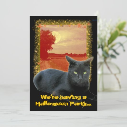 Invitation Fête d'Halloween... (Debout devant)