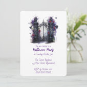 Invitation Fête d'Halloween (Debout devant)