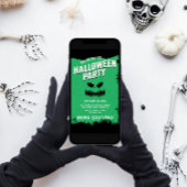 Invitation Fête d'Halloween à la citrouille effrayante