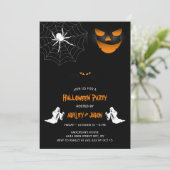 Invitation Fête d'Halloween à la peur des adultes (Debout devant)
