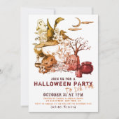 Invitation Fête D'Halloween À Mourrir Pour | Vacances (Devant)