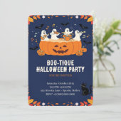 Invitation Fête d'Halloween adorable (Debout devant)