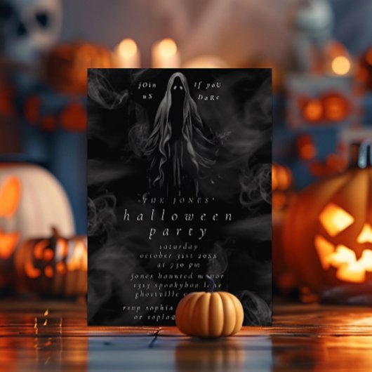 Invitation Fête d'Halloween adulte Ghost gothique Éffrayant N