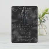 Invitation Fête d'Halloween adulte Ghost gothique Éffrayant N (Debout devant)