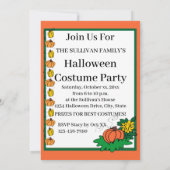 Invitation Fête d'Halloween conviviale pour la famille (Dos)