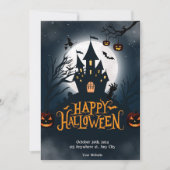 Invitation Fête d'Halloween Cool (Devant)