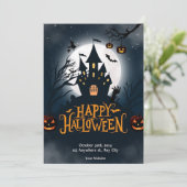 Invitation Fête d'Halloween Cool (Debout devant)