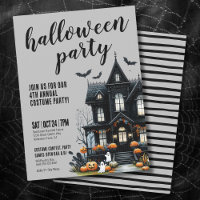 Fête d'Halloween Costume Annuel Maison Hantée