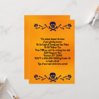 Fête d'Halloween crâne et os croisés