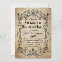 Fête d'Halloween Crâne Gothique Adulte Vintage