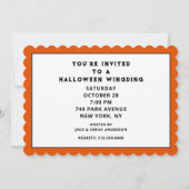 Invitation Fête d'Halloween créative (Dos)